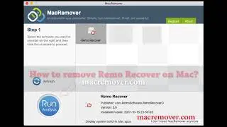 How to remove Remo Recover on your macOS and Mac OS X?