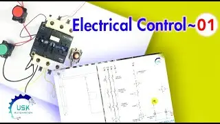 Electrical Controlling lessons~01  #self_holding #DOL #motor_Controling #Latches