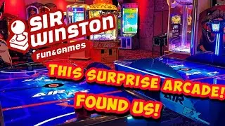 This Surprise Arcade found us! The arcaders @ sir winston