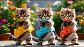 Самый милый кот | Cutest Cat 🤣💃 Самый смешной кошачий танцевальный марафон 🐱 #catdance #funnycat ...