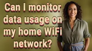 Can I monitor data usage on my home WiFi network?