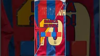 Salvaging a Ruined Barca Kit With Proper DTF Removal #footballshirt #restoration #tutorial