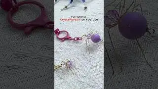 SPIDER SUNCATCHER diy crystal frame 🕷️💙✨ #shorts