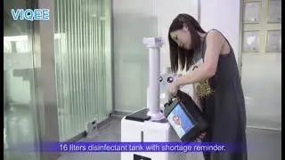 Viqee Intelligent Mist Sprayer Disinfection Virus Killer Robot Machine