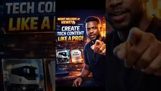 How to create tech content like a pro...#TechContent #YouTubeShorts #ContentCreator #FutureTech