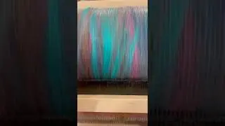 First time blending roving using a drum carder! #handspunyarn