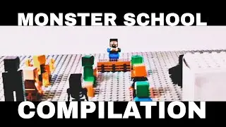LEGO MONSTER SCHOOL COMPILATION | LEGO MINECRAFT STOP MOTION 