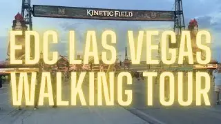 EDC LV Walking tour! | Venue design, stages, rides, etc