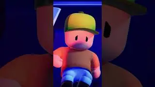 Stumble guys collab PAC-MAN || new map #shorts
