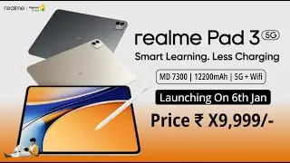 Realme Pad 3 5G First Look | Price, Specs & Launch