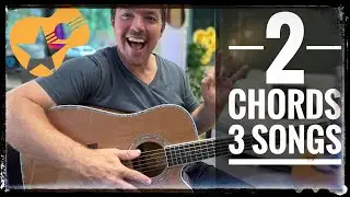 2 Chord Songs Anyone Can Play on Guitar! (Easy Lesson)