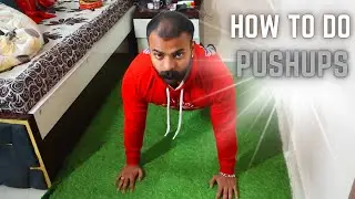 How To Do Pushups Properly😍