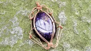 COME FARE UN PENDENTE WIRE IN STILE ART DECO.