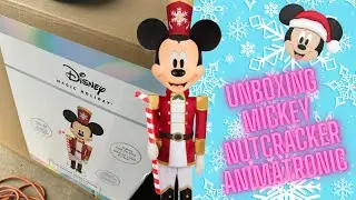 Unboxing The Mickey Mouse Nutcracker | Disney Christmas Decor