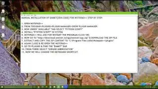 MANUAL INSTALLATION OF EMMET[ZEN CODE] FOR NOTEPAD++ STEP BY STEP