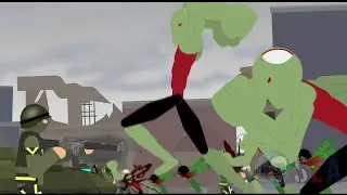 Zombie Syringe Part.4 | The Battle Begin | Stick Animation | Stick Nodes Zombie war