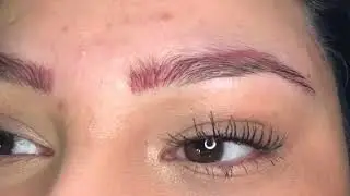 Old pink tat fixed by That Brow Gal