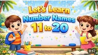 Eleven to twenty counting video for kids ✍️🤗 #kidsschool Day -2