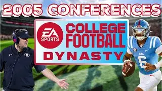 Conference Realignment from 2005 in CFB 26 Dynasty