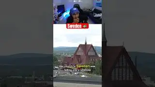 A Whole Community Moved an Entire Church Falling Into a Hole in Sweden #sweden #swedish #church