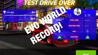 EVO TIME ATTACK 81 world record in RUSH RACING 2! (8.434)