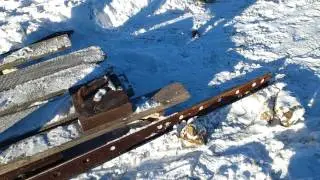The construction of my horse drawn snowplow