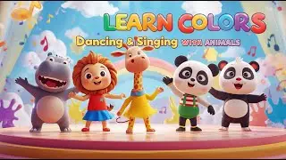 🌈 Rainbow Dance Party! 🎵 Learn Colors with Fun Animals #KidsLearning #ColorSong
