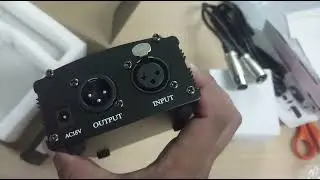 Powerpack phantom power supply unboxing | Condenser microphones | Amazon product | 48V phantom power