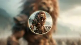 Epic Lion Warrior: Battle Symphony 🦁⚔️ #epicmusic #music #bass #epic #ai #heavymetal #battle #lion