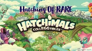 Hatchimals Colleggtibles Blue Lamb Sheep Ultra Rare Purple Wings