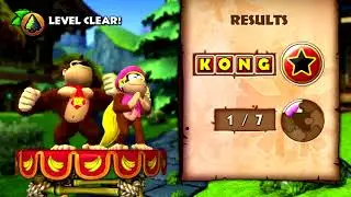 Donkey Kong Country Tropical Freeze co op part 2 all kong letters  im scared of boptopolis