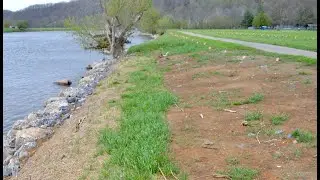 Hiking Trail and Shoreline Erosion projects now completed at Laurel Run Park