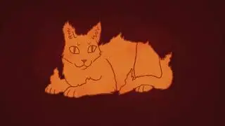 Fire Cat - short looping animation