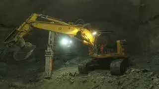 HL-LHC Underground Civil Engineering (drone)