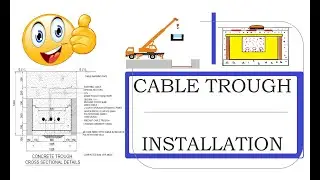 Cable Concrete Trough Installation