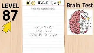 Brain Test Level 87 Find The Mistake Here.