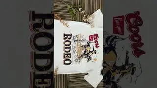 Coors Western Cowboy Shirt, Vintage 90s Graphic Western Hoodie