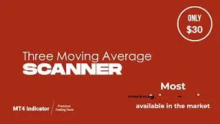 Three Moving Average Scanner (MT4) - Overview of the key features