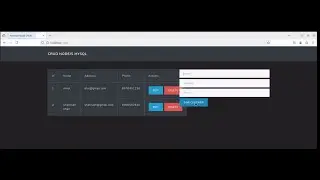 Node.js and MySQL  CRUD  operations using EJS  template engine