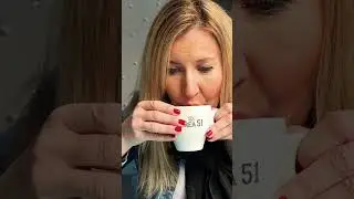 First cup of Greek Coffee #athens #greece #travel #vlog #food