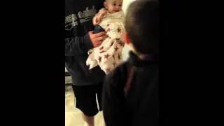 Baby squealing!