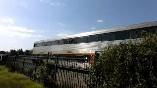 Train passes the Niles Station