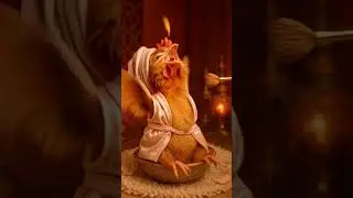 Baby rooster spa vibes 🐓✨ Can you handle this laugh?#BabyRooster #cuteanimals #viral