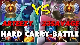 ARTEEZY (SPECTRE) vs 23SAVAGE (TEMPLAR ASSASSIN) - Battle Of Hard Carry Dota 2 Players - Z Dota 2