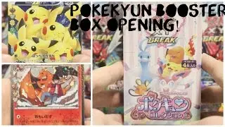 Opening a Pokekyun Booster Box! The latest Pokemon TCG Release