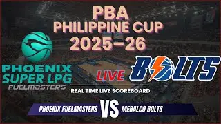 Phoenix Fuel Masters vs Meralco Bolts Live Scores | 2025&ndash;26 PBA Philippine Cup Basketball