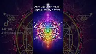 Affirmation 60. Everything is aligning perfectly in my life.  #alignment #affirmations
