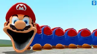 I FOUND NEW ROBLOX HUNGRY MARIO WORM In Garry's Mod!