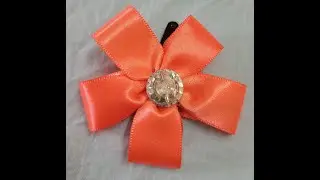 #orangeDIYsatinribbonflower # ribboncraftideas #Amazingribbonflower #Ribbonflowers#DIYcrafts