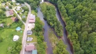 Clay West Virginia Drone View